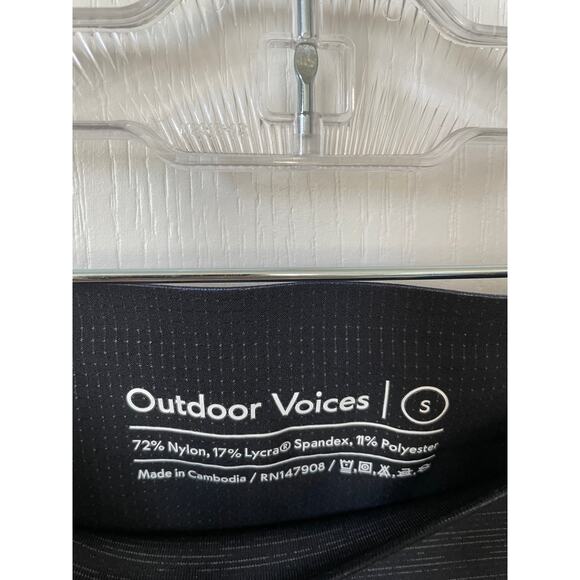 Outdoor Voices TechSweat 3/4 Two Tone Leggings Baltic Night Small - Picture 7 of 12